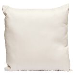 Coussin carr&eacute; en polyester taupe