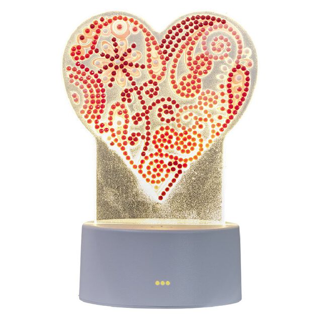 Veilleuse LED cr&eacute;ative diamant &agrave; coller pour enfant