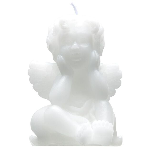 Bougie forme ange assis