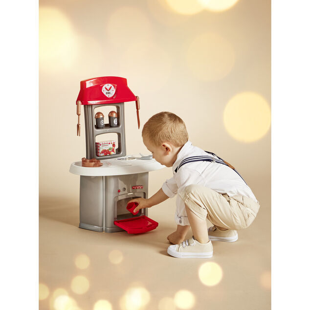 Cuisine pour enfant color&eacute;e et r&eacute;aliste avec 13 accessoires