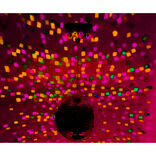 Boule &agrave; facettes rotative avec lumi&egrave;re &Oslash;20xH27,5cm