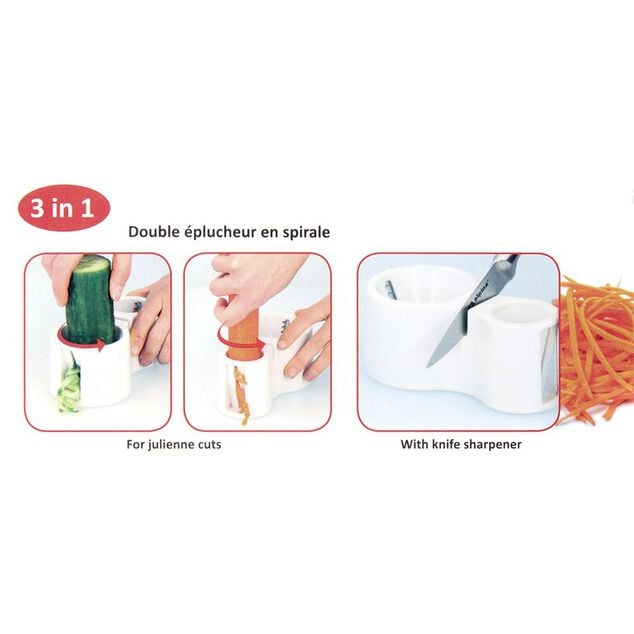 Taille l&eacute;gume spirale en inox
