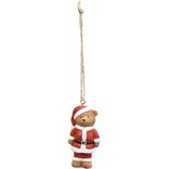 Suspension de No&euml;l forme Ours brun vintage