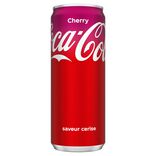Boisson Coca-Cola Cherry goût cerise canette 33cl