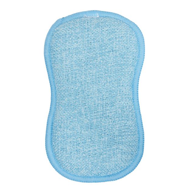 &Eacute;ponge microfibre multicolore x4 9x16cm