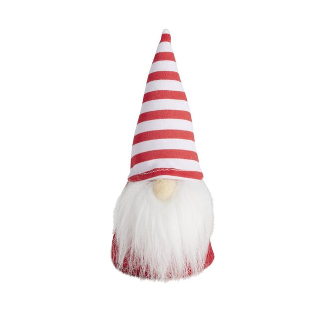 Décoration de Noël à poser gnome Ø6xH15cm (3 modèles)