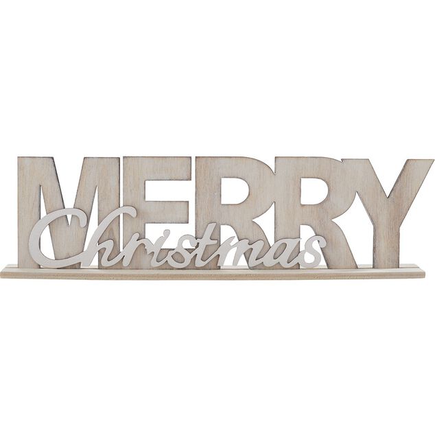 D&eacute;coration lettres Merry Christmas &agrave; poser