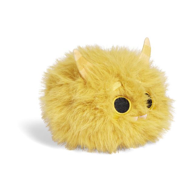 Peluche yéti jaune 24x17xH20cm