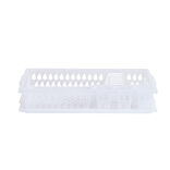 Égouttoir à vaisselle en plastique transparent