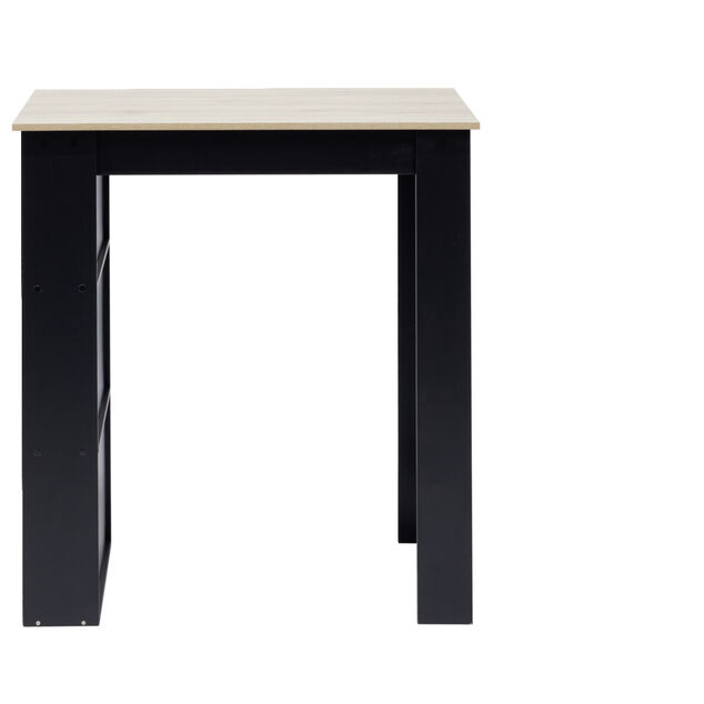 Mange debout bois et m&eacute;tal noir 60x100xH105cm