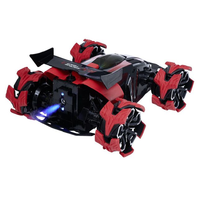 Voiture t&eacute;l&eacute;command&eacute;e sonore et lumineuse rouge