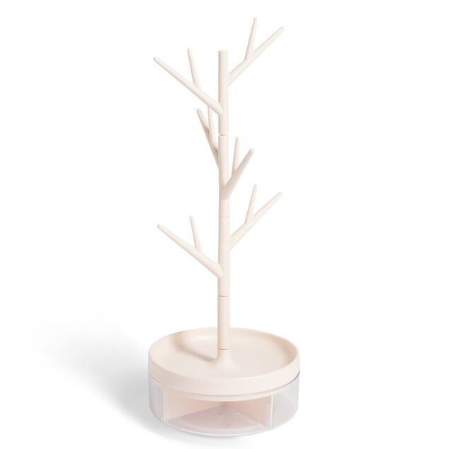 Bo&icirc;te &agrave; bijoux avec porte bijoux &Oslash;13,6xH35cm