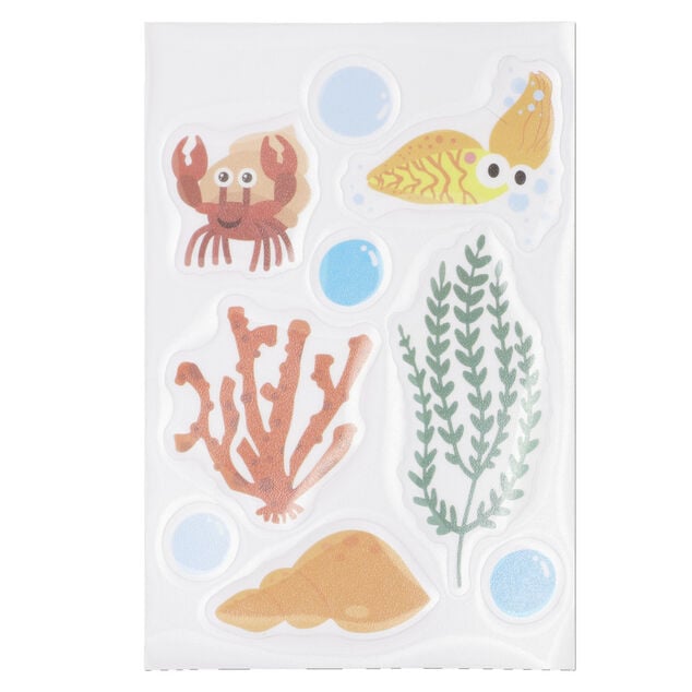 Antid&eacute;rapant baignoire animaux marins plastique 10x15cm (plusieurs mod&egrave;les)