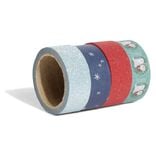 Ruban washi tape Noël enfant 4m x4