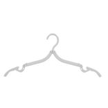 Cintre pliable bleu blanc et gris x3