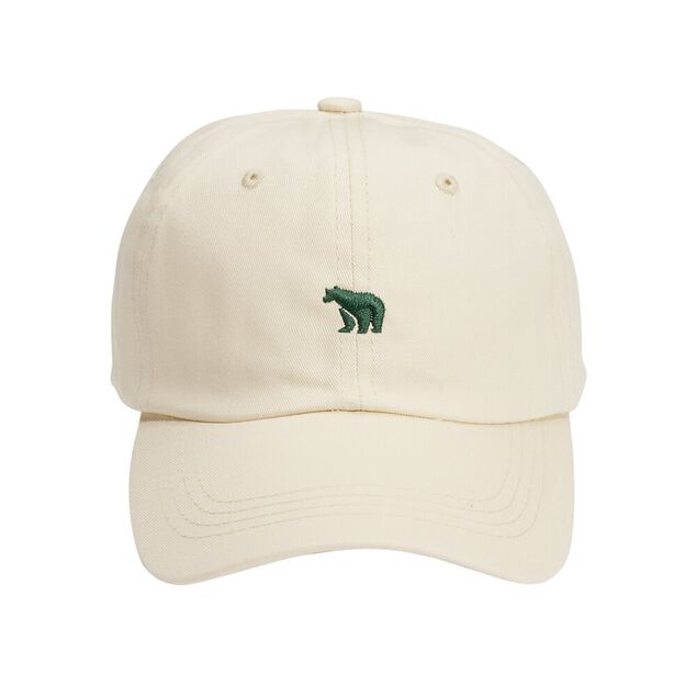 Casquette pour adulte en coton uni beige 25x15,8xH13cm