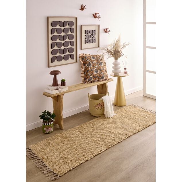 D&eacute;coration murale hirondelle x3 tailles en c&eacute;ramique marron