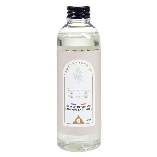 Recharge diffuseur orange senteur fleur d'oranger 100ml