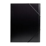 Chemise plastique A4 24x32cm noir ou blanc