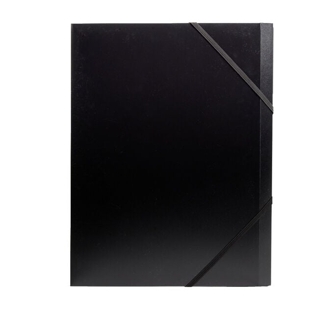 Chemise plastique A4 24x32cm noir ou blanc