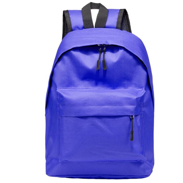 Sac &agrave; dos couleur unie 28x11xH37cm (3 mod&egrave;les)