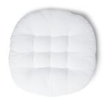 Coussin de sol &Oslash;45cm blanc