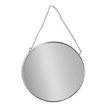 Miroir à suspendre rond avec contour métal (3 modèles)