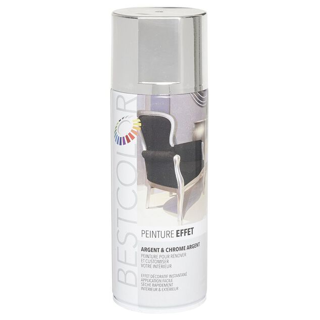 Peinture aérosol Chrome Argenté 400 ml