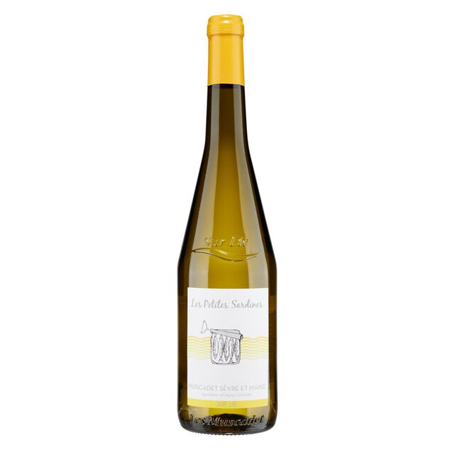 Vin blanc Muscadet Sèvre et Maine Sur Lie Petites Sardines 12% 75cl