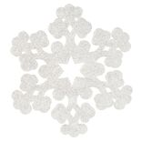 Flocon de Noël blanc à suspendre