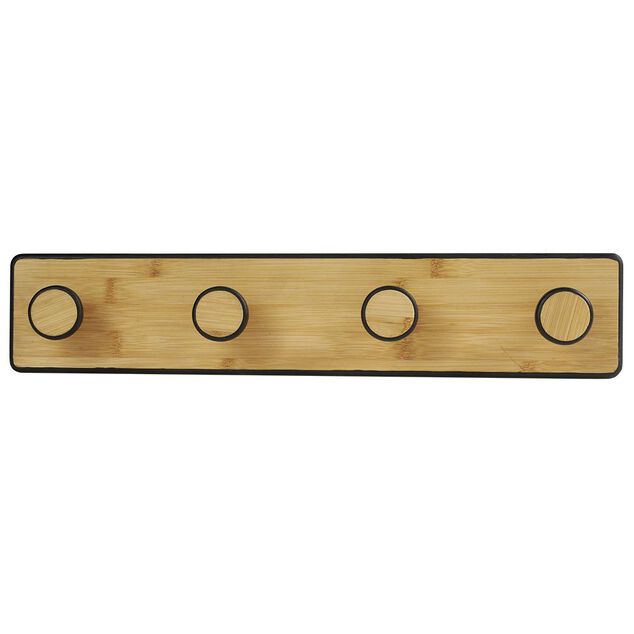 Pat&egrave;re en bambou 4 crochets L50cm