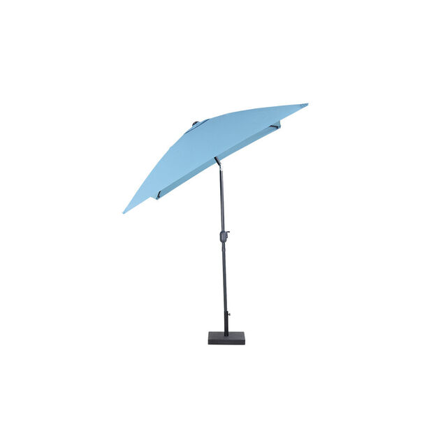 Parasol centr&eacute; inclinable Tiago 300xH245x200cm bleu