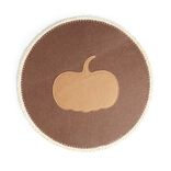 Set de table rond citrouille marron Ø38cm