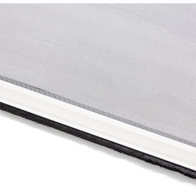 Moustiquaire enroulable pour fen&ecirc;tre 125x160cm PVC blanc