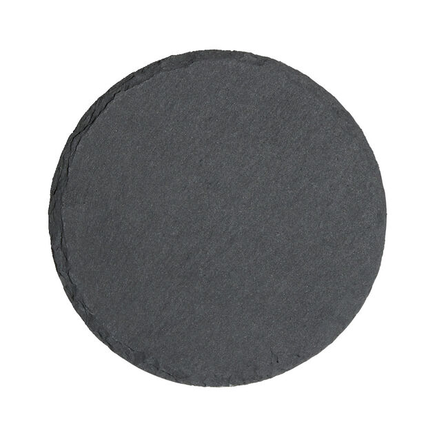 Dessous de verre rond en ardoise &Oslash;10cm