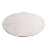 Tapis rond effet fourrure Ø120cm - 3 modèles