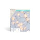 Guirlande lumineuse diamant 140LED blanc chaud 13,9m