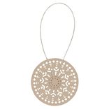 Embrasse aimantée kaléidoscope rose