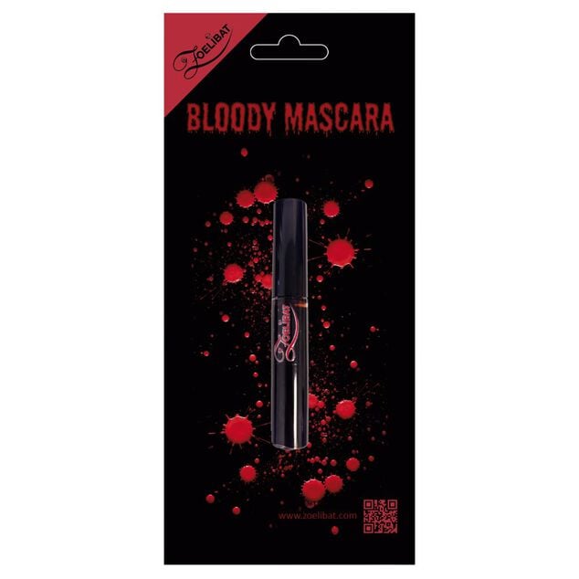 Gloss &agrave; l&egrave;vres Halloween effet faux sang tube noir &Oslash;2xH12,5cm