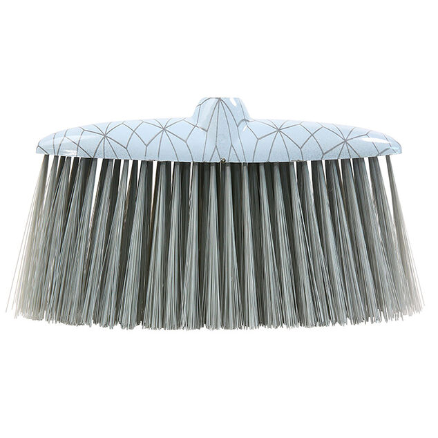 T&ecirc;te de balai Homclean motif g&eacute;om&eacute;trique gris et blanc