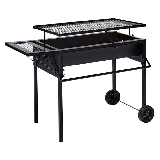 Barbecue &agrave; charbon Lima 3 hauteurs de cuisson grande surface