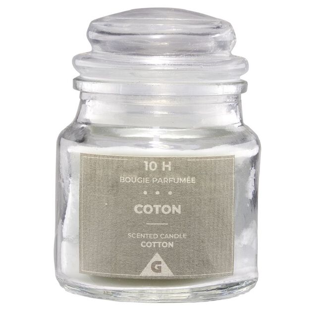 Bougie parfum&eacute;e dans bonbonni&egrave;re (8 mod&egrave;les)