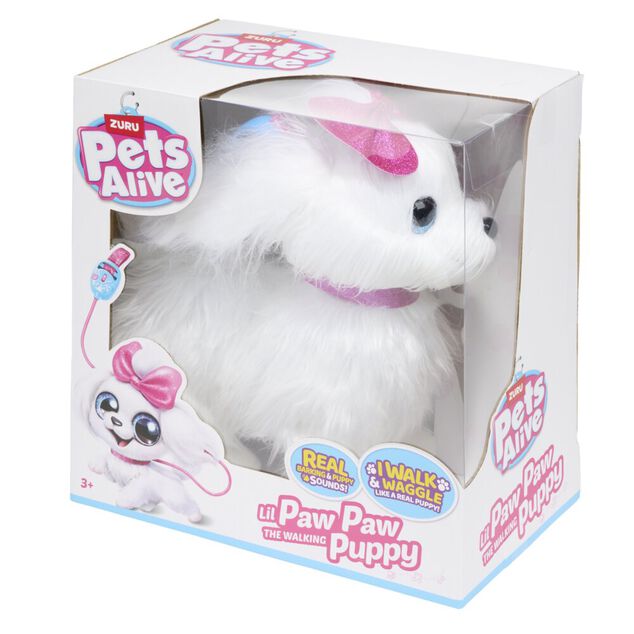 Chien filoguid&eacute; interactif avec laisse 24x15xH28 cm