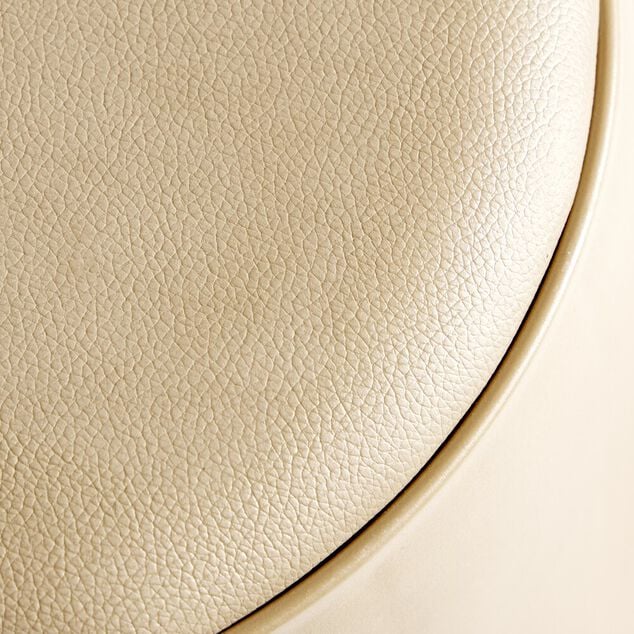 Tabouret Spiro plastique beige &Oslash;33xH46cm