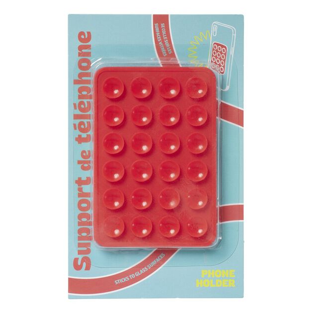 Ventouse t&eacute;l&eacute;phone silicone pour surface vitr&eacute;e (6 mod&egrave;les)