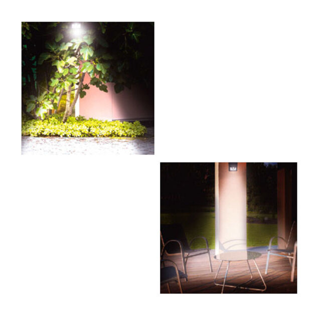 Lampe solaire d'all&eacute;e noir x2