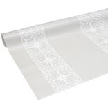 Toile cir&eacute;e au m&egrave;tre pvc imprim&eacute; taupe et beige