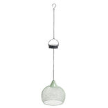 Lampe solaire 5LED &agrave; suspendre en m&eacute;tal &Oslash;18,5xH70cm