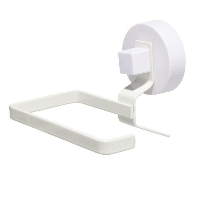 Porte papier toilette d&eacute;vidoir en plastique fixation ventouse 11x8xH12,5cm