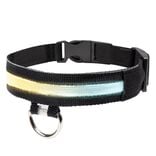 Collier LED pour chien vert L37-46cm - Taille M
